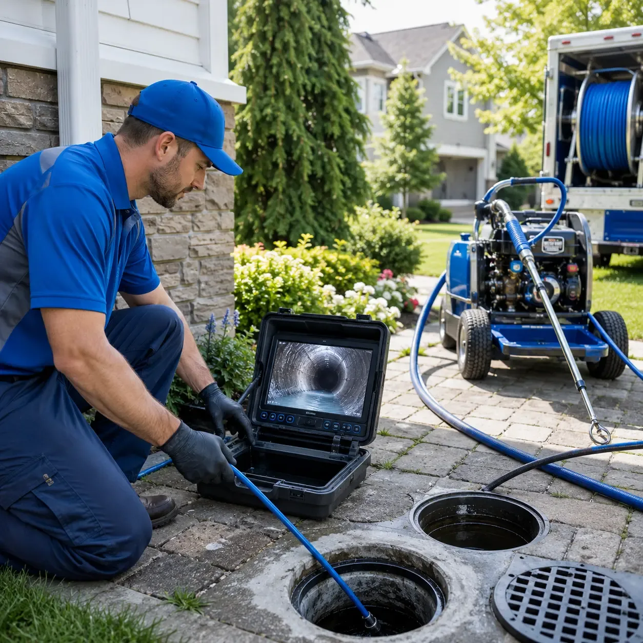 Outdoor drain cleaning professionals serving Missouri City, TX